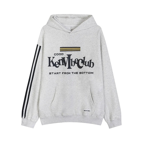 Men’s American Letter Print Pullover Sweatshirt