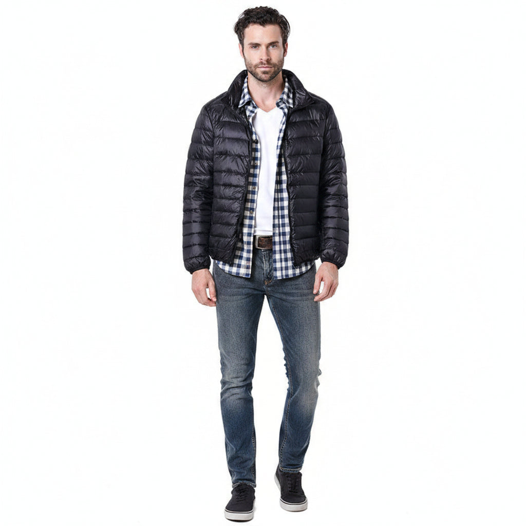 Men’s Casual Lightweight Down Jacket Everyday Wear