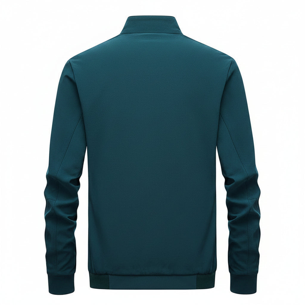 Men’s Casual Nylon Jacket Lightweight Zipper Pocket Design