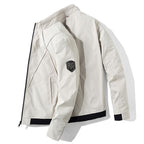 Men’s Lightweight Baseball Collar Zipper Jacket