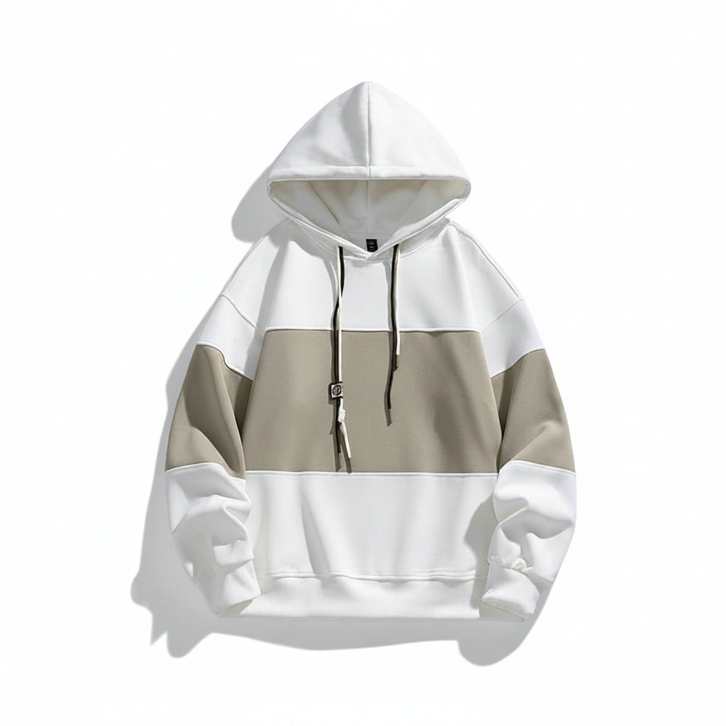 Men’s Retro Style Lightweight Hooded Sweatshirt Loose Fit