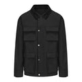 Men’s Solid Color Loose Fit Zipper Jacket