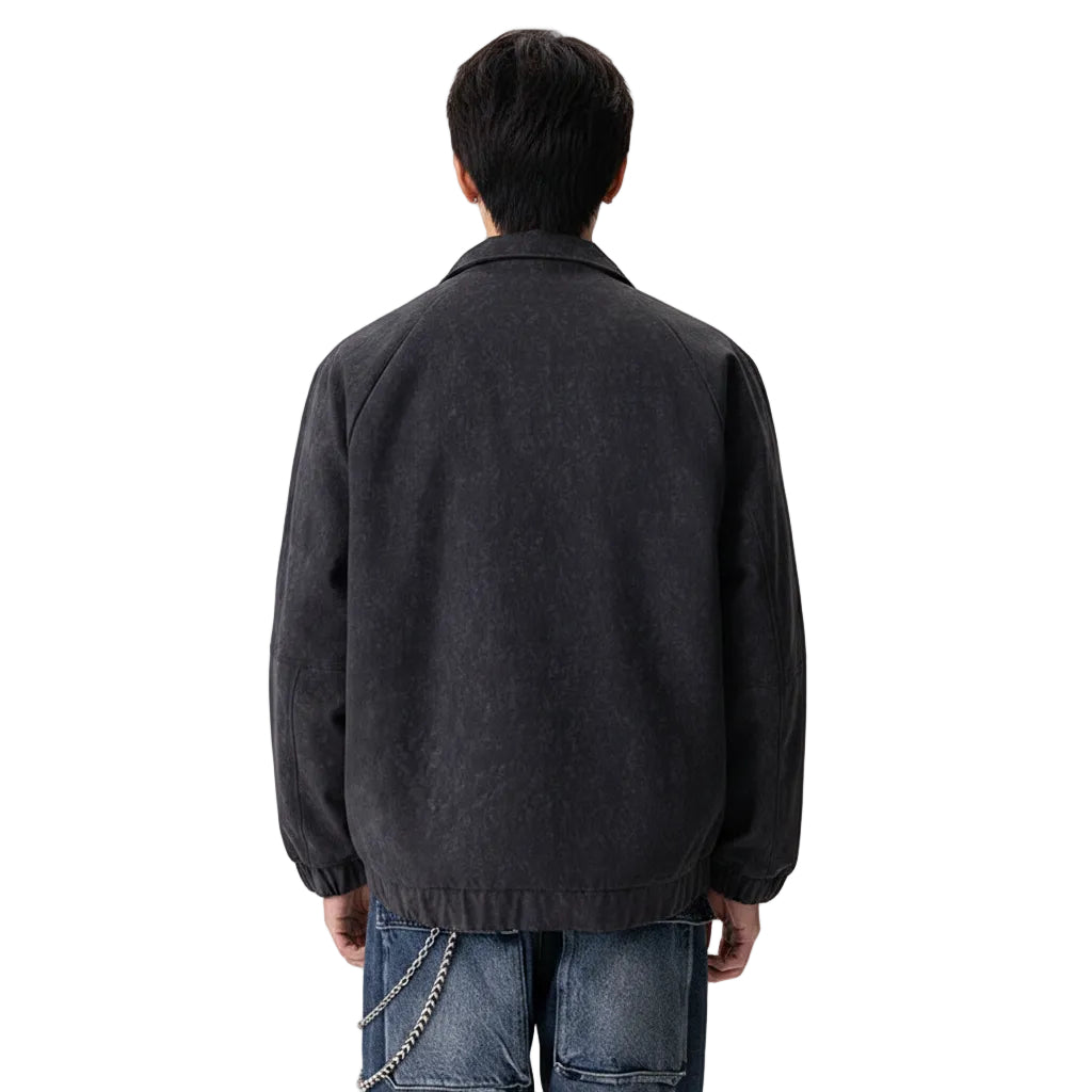 Men’s Urban Mechanical Style Hooded Jacket Loose Fit