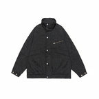 Men’s Urban Mechanical Style Hooded Jacket Loose Fit