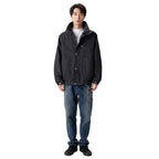 Men’s Urban Mechanical Style Hooded Jacket Loose Fit