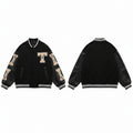 Men’s Vintage Baseball Jacket Street Style Loose Fit