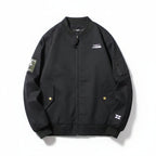 Men’s Washed Satin Loose Fit Work Jacket