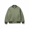 Men’s Washed Satin Work Jacket Loose Fit Casual