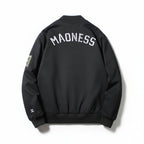 Men’s Washed Satin Work Jacket Loose Fit Casual