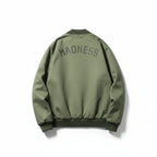 Men’s Washed Satin Work Jacket Loose Fit Casual
